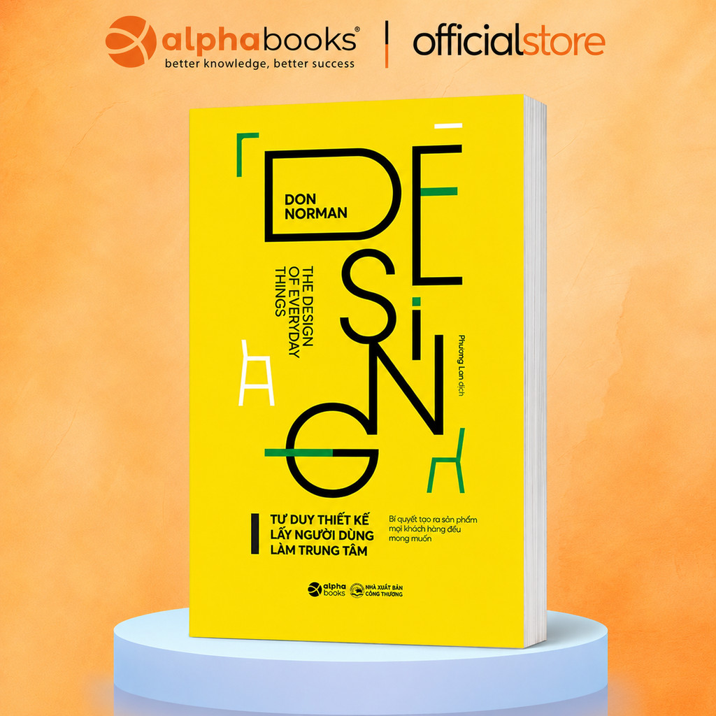 Sách - Design - Thiết Kế Lấy Người Dùng Làm Trung Tâm - Don Norman (Alpha Books)