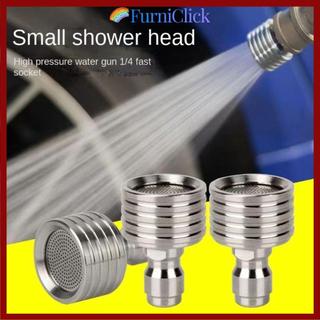 Vòi Rửa Xe FURNICLICK, Lưỡi Tắm Inox Áp Lực Cao, Đa Năng 1 / 4 Kết Nối Nhanh Phụ Kiện Rửa Xe Nhỏ Hoa Tưới Cây