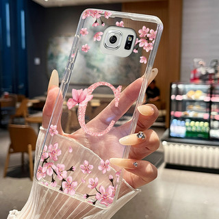 Ốp Điện Thoại Cho Samsung S6 Edge Plus Ốp Lưng Chữ Đẹp Trong Suốt Mỏng Mềm Silicon Dành Cho Samsung Galaxy S6 Edge + Vỏ