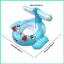 Phao bể bơi Trẻ em Chống rách Cá voi dễ thương Hỗ trợ bơi Bể bơi Đồ chơi bơm hơi cho trẻ em từ 3 đến 6 bãi biển sonlekvn
