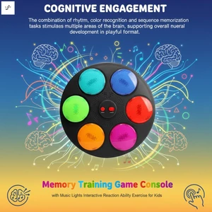 Máy chơi Game huấn luyện trí nhớ với đèn nhạc Bài tập khả năng phản ứng tương tác cho trẻ em