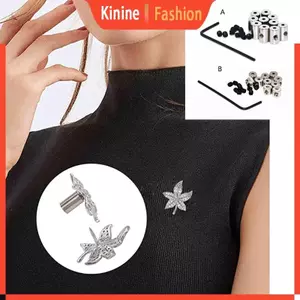 KIN 10 Miếng Pin Keepers Pin Locks Pin Backs Locking Clasp Locking Pin Keeper Backs