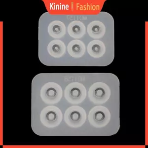 KIN Big Hole Bead Khuôn Silicon Phù Hợp Cho Vòng Tay Thêm Hạt DIY Nhựa Trang Sức Làm