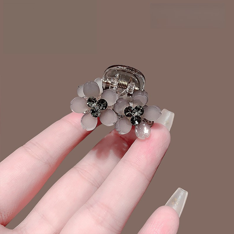 MAUROPOLI Phong Cách Mới Kim Cương Đính Hoa Nhỏ Lấy Kẹp Trán Tóc Gãy Lưng Đầu Cá Mập Kẹp