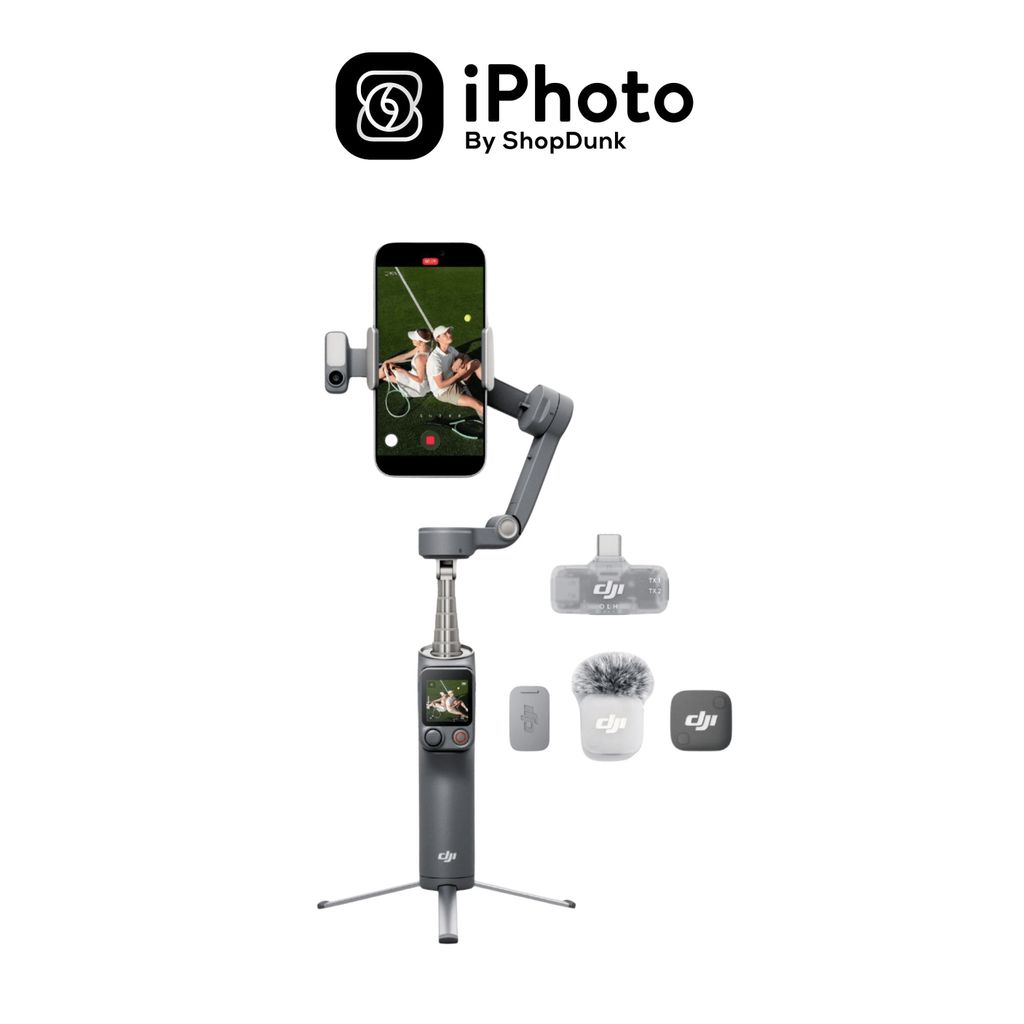 Gimbal Chống Rung Điện Thoại DJI Osmo Mobile 8P Điều Khiển Từ Xa Chuyên Nghiệp, Bảo Hành 12 Tháng