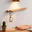 Giá để đồ kính râm PYCOU, Giá treo kính mắt bằng gỗ treo tường, hiện đại Không có mũi khoan chống thất lạc Giá đỡ kính mắt chống thất lạc Phòng khách