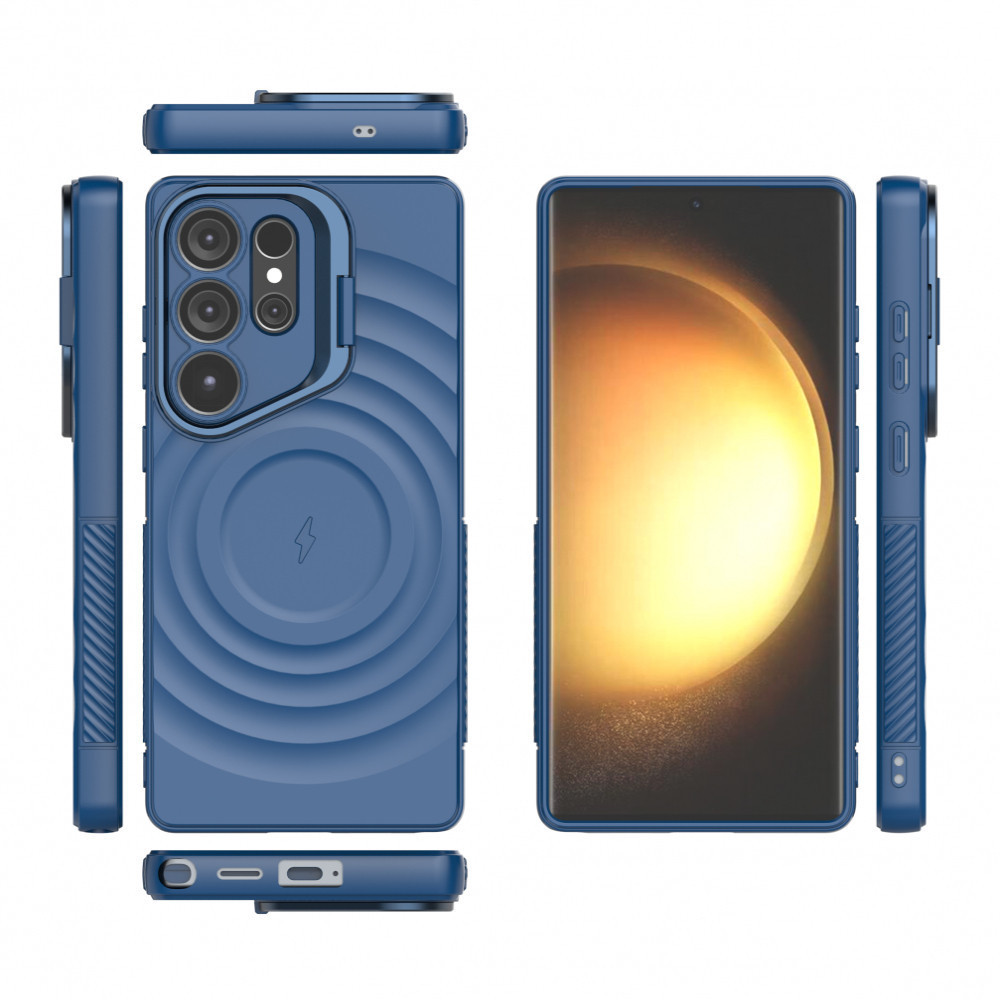 Ripple Từ Tính Có Chân Đế Ốp Lưng Điện Thoại Samsung Galaxy S25 PLUS ULTRA Chống Sốc Giá Đỡ Ống Kính Bảo Vệ