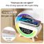 Loa Chữ G Đa Năng - Sạc Không Dây, Đồng Hồ Báo Thức, Đèn Ngủ LED RGB, Âm Thanh Chất Lượng Cao