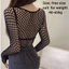 WANYEDI Fishnet Top, Chất Liệu Sheer Thiết Kế Gợi Cảm Áo Lưới, Skinny Mềm Vải Rỗng Ra Mỏng Phù Hợp Với Phong Cách Gothic Hàng Đầu Nữ Mặc