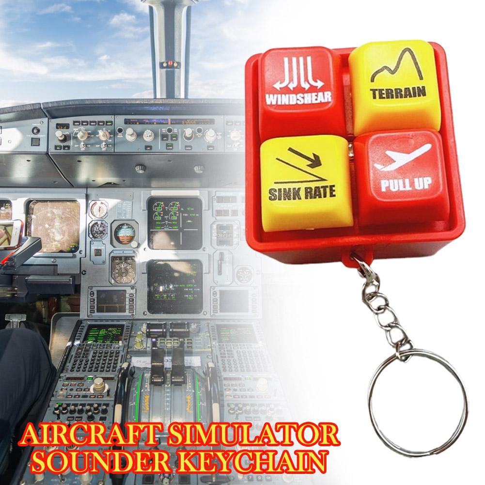 Airbus và Boeing 737 Cảnh báo trên không Mô phỏng âm thanh Máy bay Đồ chơi cảnh báo khẩn cấp K9V7