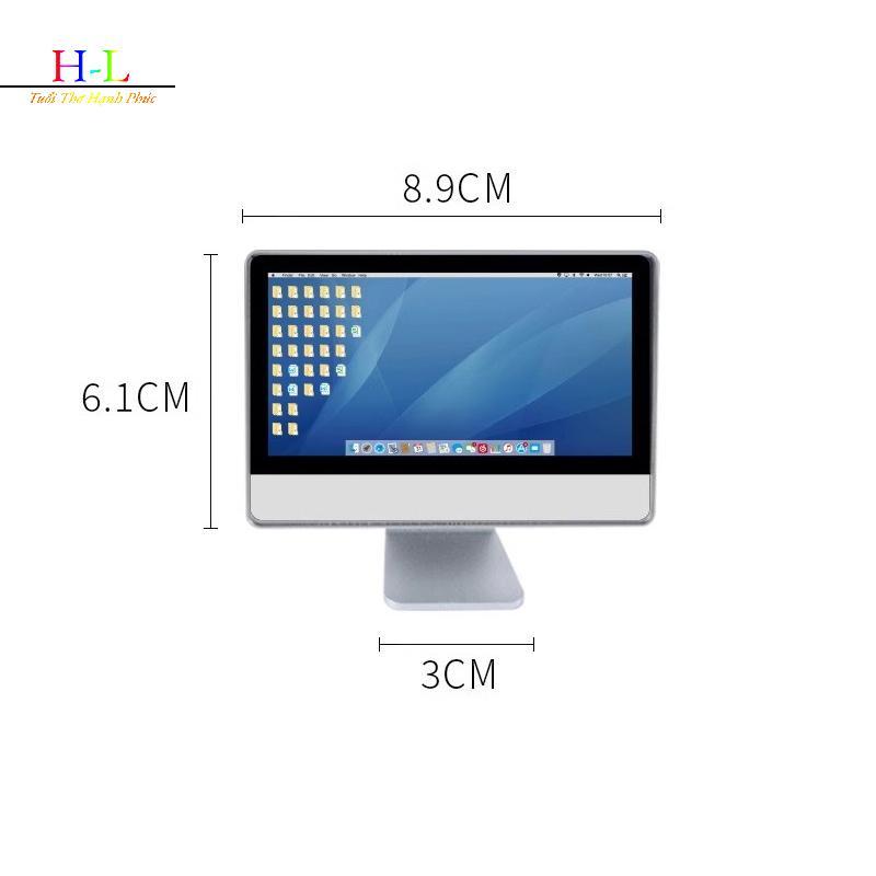HL 1 / 12 Cân Nhà Búp Bê Phòng Học 1 Bộ Bàn Phím Chuột Miniputer Mô Hình Mô Phỏng Thu Nhỏ Cho Nội Thất Thu Nhỏ Phụ Kiện LMWU
