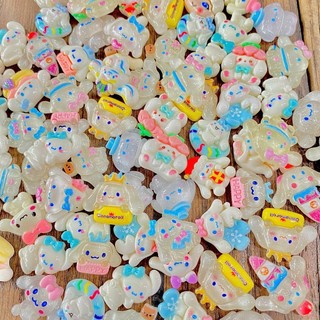 Set 10 sticker charm cinn ngẫu nhiên, charm 3d đá trang trí dép