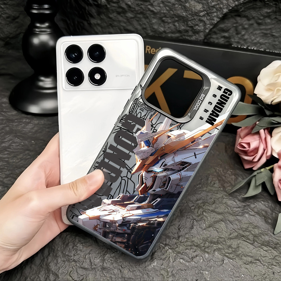 Ốp Điện Thoại Gundam Mobile the Suit Micro Matte Cho Redmi Turbo 4 Pro Note 15 Pro / 14 / 13 Mi 17 Pro Max Xiaomi 15T 14T 15 Ultra K90 Pro Max Note 14 / 13 Vỏ Redmi Chống Sốc