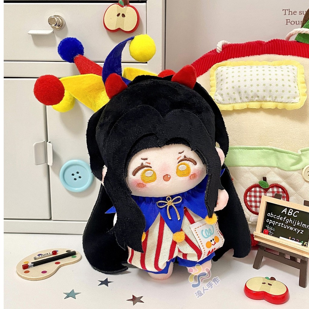 10Cm Quần Áo Cho Bé 10Cm Sao Biển Thường Cơ Thể Cotton Búp Bê Quần Áo Labububu Thế Hệ 12 Xiếc Chú Hề Quần Áo 4.3