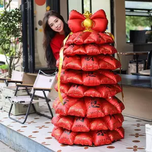 Đếm ngược Bóng bay năm mới Trang trí cây may mắn Đồ trang trí phước lành hòa bình cho quán Bar phòng khách