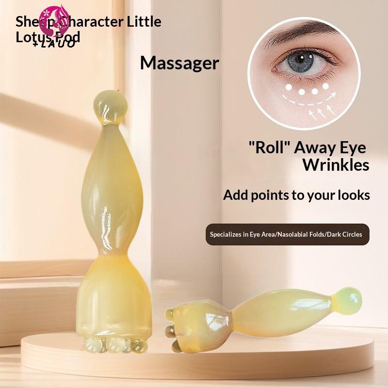 Springevenstar Smooth Face Massage Tool Nhựa Gua Sha Chăm sóc da mặt Massage Stick pod Shape Massage Facial Phystherapy Tool Springevenstar