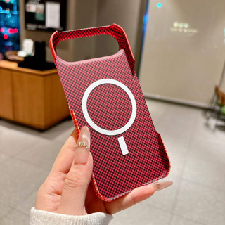[JLK] Ốp điện thoại từ tính vô hình bằng sợi Carbon dành cho doanh nghiệp cho IPhone 17 Air 16 15 14 13 Pro Max Vỏ bảo vệ mờ cứng siêu mỏng