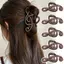 1 / 2 Chiếc - Musical Note Tóc Vuốt Kẹp Nữ Mờ Lớn Mobius Hình Vòng Móng Vuốt Tóc Phong Cách Tinh Tế Hàng Ngày Quà Tặng Phụ Kiện Tóc