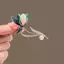 PNPIA- Tính Khí Sang Trọng Hoa Lily Trâm Cài Cho Nữ Cô Gái Vintage Men Chân Đa Năng Sáng Bóng Xòe Quần Áo Phụ Kiện Quà Tặng