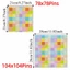 Bảng chữ cái cầu chì FUHUIOT, 78x78 / 104x104Pins Hạt 2.6mm Bảng hạt Perler, Dễ sử dụng Mặt trăng Ngôi sao Hạt Hama vuông chịu nhiệt Làm bảng xếp hình