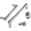 Tủ Đồng Sáng Chrome Bạc Tay Nắm Cửa Hiện Đại Đơn Giản Ánh Sáng Sang Trọng Bóng Thả Nước Bằng Đồng Ngăn Kéo Tủ Giày 9KH