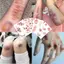 < Honeyba > 4 Tờ Halloween Vết Thương Bruising Hình Xăm Tạm Thời Cosplay Chống Thấm Nước Cánh Tay Mắt Cá Chân Hình Xăm Hình Xăm Giả Lâu Dài Đẹp