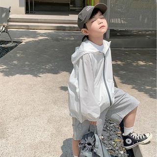 Áo chống nắng bé trai – Mỏng nhẹ, thoáng khí, nhanh khô, chống tia UV, mùa hè, mặc ngoài
