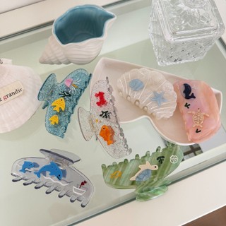 Kovoi Kẹp Tóc Cá Mập Cao Cấp Ocean Series Dolphin Clip Thiết Kế Thời Trang Phụ Kiện Tóc