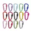 PNPIA- Hợp kim nhôm Lo Carabiner Bule Móc khóa đa chức năng để leo núi Bapaing Thiết bị sinh tồn ngoài trời