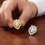PNPIA- Lion Ve Áo Pin Trâm Với Động Vật Vương Miện Thép Không Gỉ Cho Nam Nữ Phù Hợp Với Huy Hiệu Sự Kiện Đặc Biệt Quà Tặng