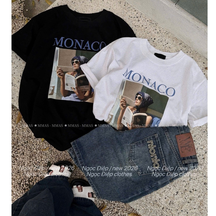 (Giao hàng 24h) Angela Áo Thun 100% Cotton QC L1 Chất Mỏng Mịn Siêu Mát không nhăn form rộng giấu quần AG012