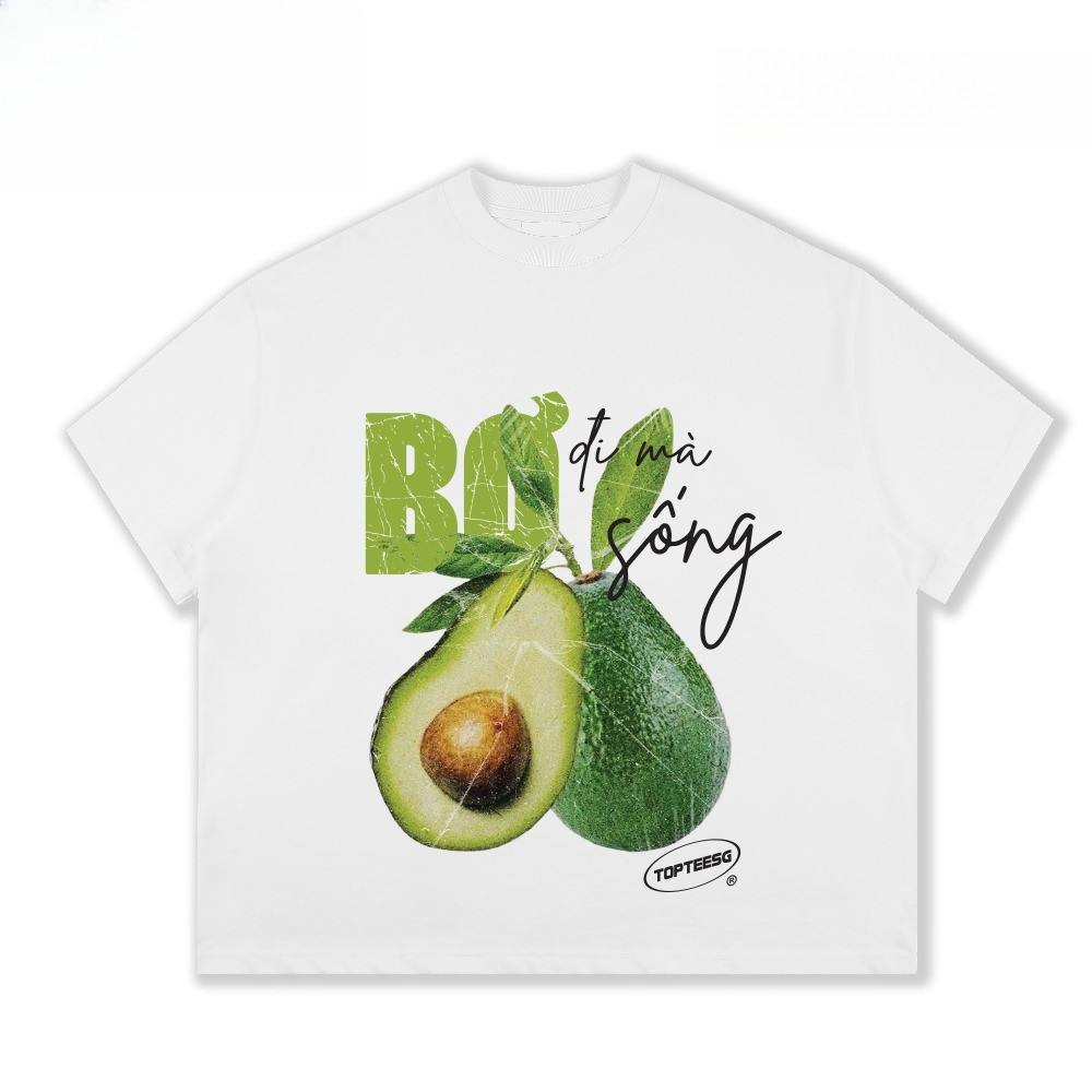 （Giao hàng 24h）Angela Áo thun form "Thay lời trái nói" unisex nam nữ tay ngắn cổ tròn cotton 2 chiều