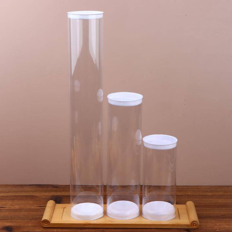 [KvJJL-t] Dụng cụ tổ chức cầu lông bằng Acrylic trong suốt Ống lưu trữ nhẹ di động cho gia đình và phòng tập thể dục Sử dụng mới