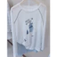 Milyfashion Kitten In Áo Chống Nắng Mỏng Trắng 2026 Phong Cách Mới Mùa Hè Áo Thun Dài Tay Phong Cách Hàn Quốc Cổ Tròn Top MKAQ