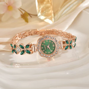 Sang Trọng Phiên Bản Hàn Quốc Sang Trọng Vòng Tay Sang Trọng Đồng Hồ Thời Trang Nhỏ Sinh Viên Full Số Màu Kim Cương Đơn Giản 26.5.15