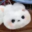 HFTOY Hoạt Hình Biểu Hiện Dễ Thương Thỏ Sang Trọng Móc Khóa Búp Bê Kawaii Mặt Dây Chuyền Bapa Treo Trang Trí Chìa Khóa Ô Tô Phụ Kiện Dành Cho Bé Gái Quà Tặng ~