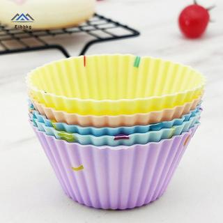 ELBBKG Khuôn Silicon Cupcake Có Thể Tái Sử Dụng Khuôn Bánh Muffin Nonsti Chịu Nhiệt Khuôn Nướng DIY Nhà Bếp Bánh Ngọt Dụng Cụ Mới