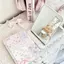 Biển hoa hồng xanh Tiện lợi cho làm đẹp & du lịch Gương gấp đa năng, gọn nhẹ