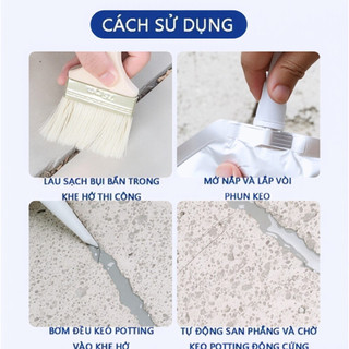 [COD] Keo Trám Vết Nứt Đa Năng 200g - Độ Bám Dính Cao, Khô Nhanh, Chịu Nhiệt Tốt, Phù Hợp Nhiều Bề Mặt