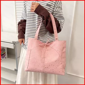 GC2 2026 phiên bản Hàn Quốc mới Túi Tote nhẹ thông thường dung tích lớn Túi đeo vai CG2