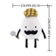 PS1 Secret Staycation Detective Egg Plushie Game Merch Búp bê bông sang trọng dễ thương SP1