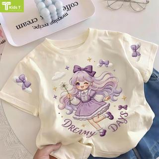 COD✅ (Hồ Chí Minh)Kids T Mall Áo phông tay ngắn In hình hoạt hình Áo Kiểu rộng và ấn tượng Trẻ em thời trang #VN605