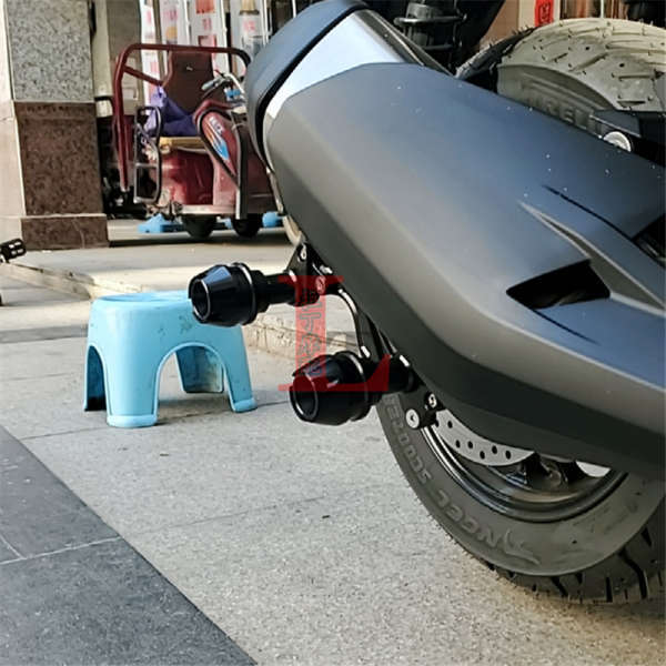 Thích hợp cho BMW C400GT C400X sửa đổi ống xả bóng bảo vệ bánh trước thanh chống rơi phuộc trước chống va đập khối chống rơi