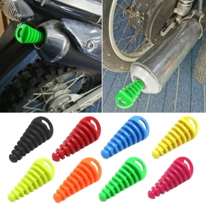 OXXGGKAO Cao Su Bảo Vệ Ống Xả Cho Xe Máy Và ATV Ngăn Ngừa Ngưng Tụ Trong Khi Bảo Quản Đa Năng Phù Hợp 14 7-37