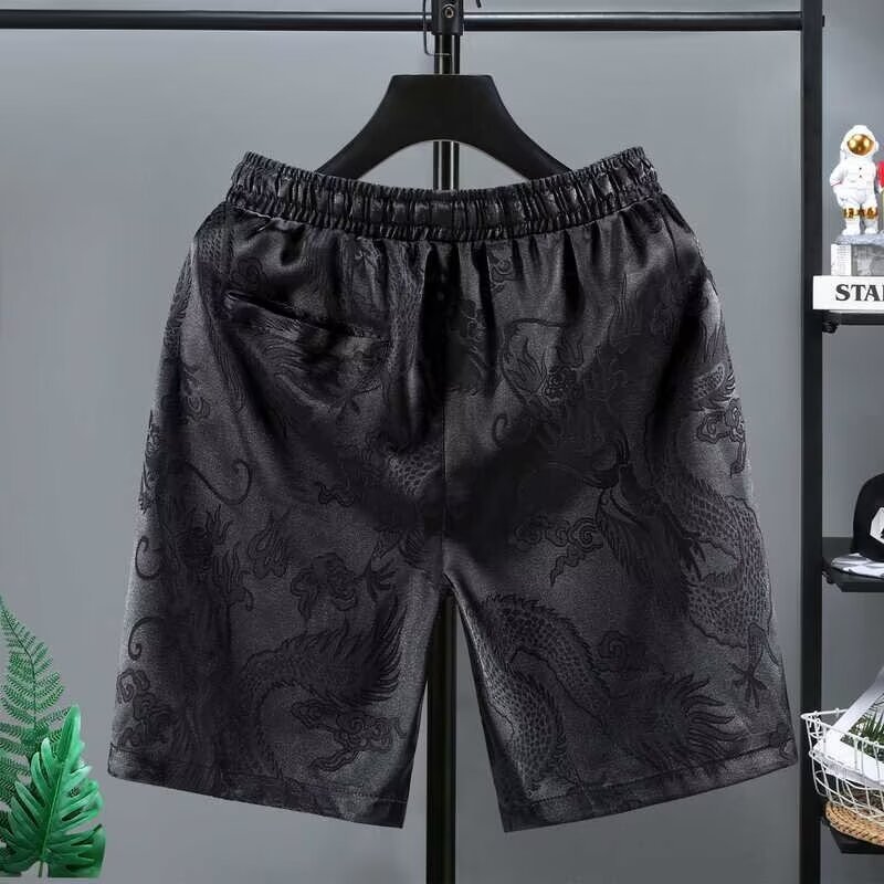 Quần Short Nam Họa Tiết Rồng Mùa Hè, Nhiều Màu Sắc