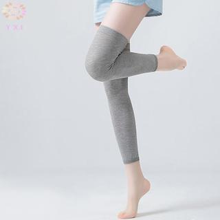 Y.X.I Thời Trang Slim Co Giãn Màu Trơn Thể Thao Đầu Gối Mới