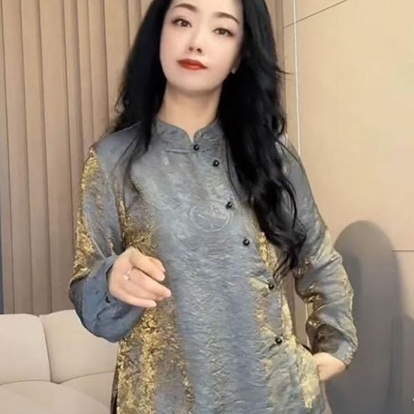 Mùa Thu 2025 - Áo sơ mi satin phong cách mới, thiết kế ôm body sang trọng