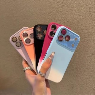 [JLK] Ốp Lưng Cho iPhone 17 Pro Max Air Gradient Màu Mềm Silicon Lỏng Chống Vân Tay Cho iPhone 16 15 14 Plus 13 12 Pro Max Vỏ Chống Sốc