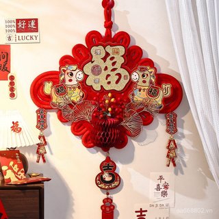 Trung Quốc Nút Thắt Phước Lành Nhân Vật Mặt Dây Chuyền Năm Lớn Của Ngựa Lễ Hội Mùa Xuân Phòng Khách Cao Cấp Trang Trí Năm Mới Lối Vào Nhà Trang Trí Năm Mới