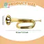 Trumpet, Nhạc cụ chuyên nghiệp được làm bằng hợp kim đồng thau để sử dụng trong dàn nhạc